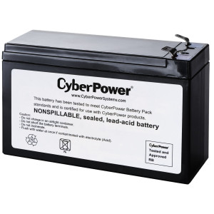 CyberPower RB1280A UPS Replacement Battery with 1x 12V/9AH battery, pre-assembled cartridge